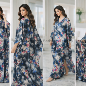 korean fabric paradise silk 5d print – unstitch 2 piece suit (copy)