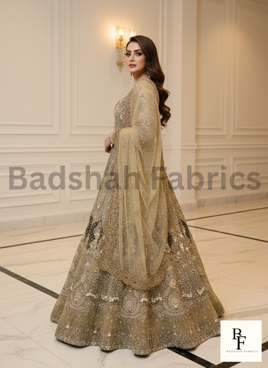 badshah fabrics – shahi bridal couture luxury gold toned bridal lehenga badshah fabrics – shahi bridal couture luxury gold toned bridal lehenga
