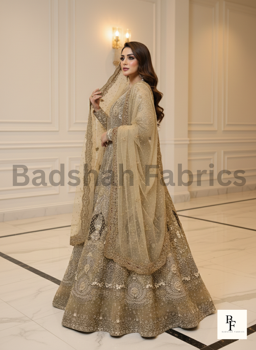badshah fabrics – shahi bridal couture luxury gold toned bridal lehenga badshah fabrics – shahi bridal couture luxury gold toned bridal lehenga