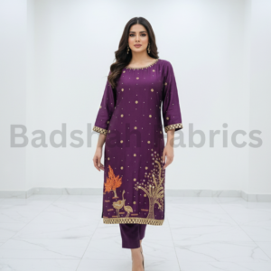 badshah fabrics – luxury handmade fancy collection 3piece