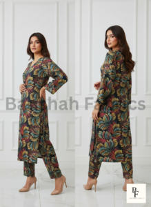 Korean Fabric Paradise Silk 5D Print – Unstitch 2 Piece Suit korean fabric paradise silk 5d print – 2 piece suit