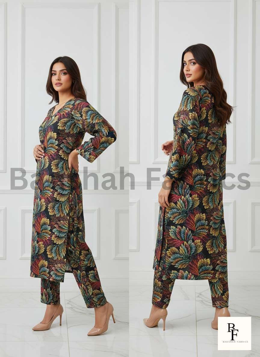 korean fabric paradise silk 5d print – 2 piece suit korean fabric paradise silk 5d print – 2 piece suit