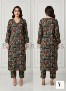 Korean Fabric Paradise Silk 5D Print – Unstitch 2 Piece Suit korean fabric paradise silk 5d print – 2 piece suit