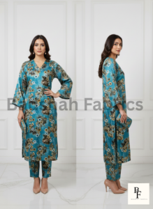 Korean Fabric Paradise Silk 5D Print – Unstitch 2 Piece Suit korean fabric paradise silk 5d print – 2 piece suit