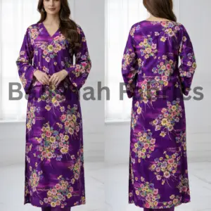 korean fabric paradise silk 5d print – 2 piece suit