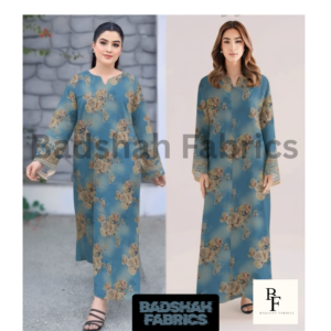 Home korean fabric paradise silk 5d print – unstitch 2 piece suit (copy)